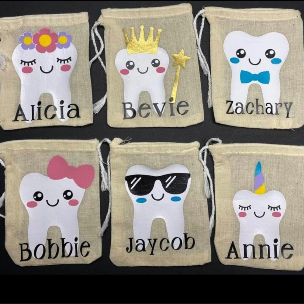 Custom tooth fairy bags